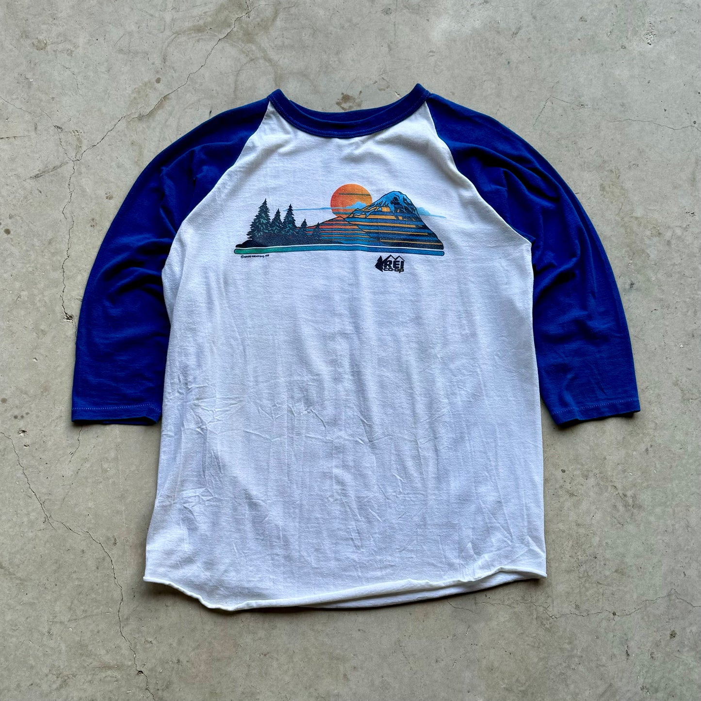 1980s REI Mountain Baseball T-Shirt