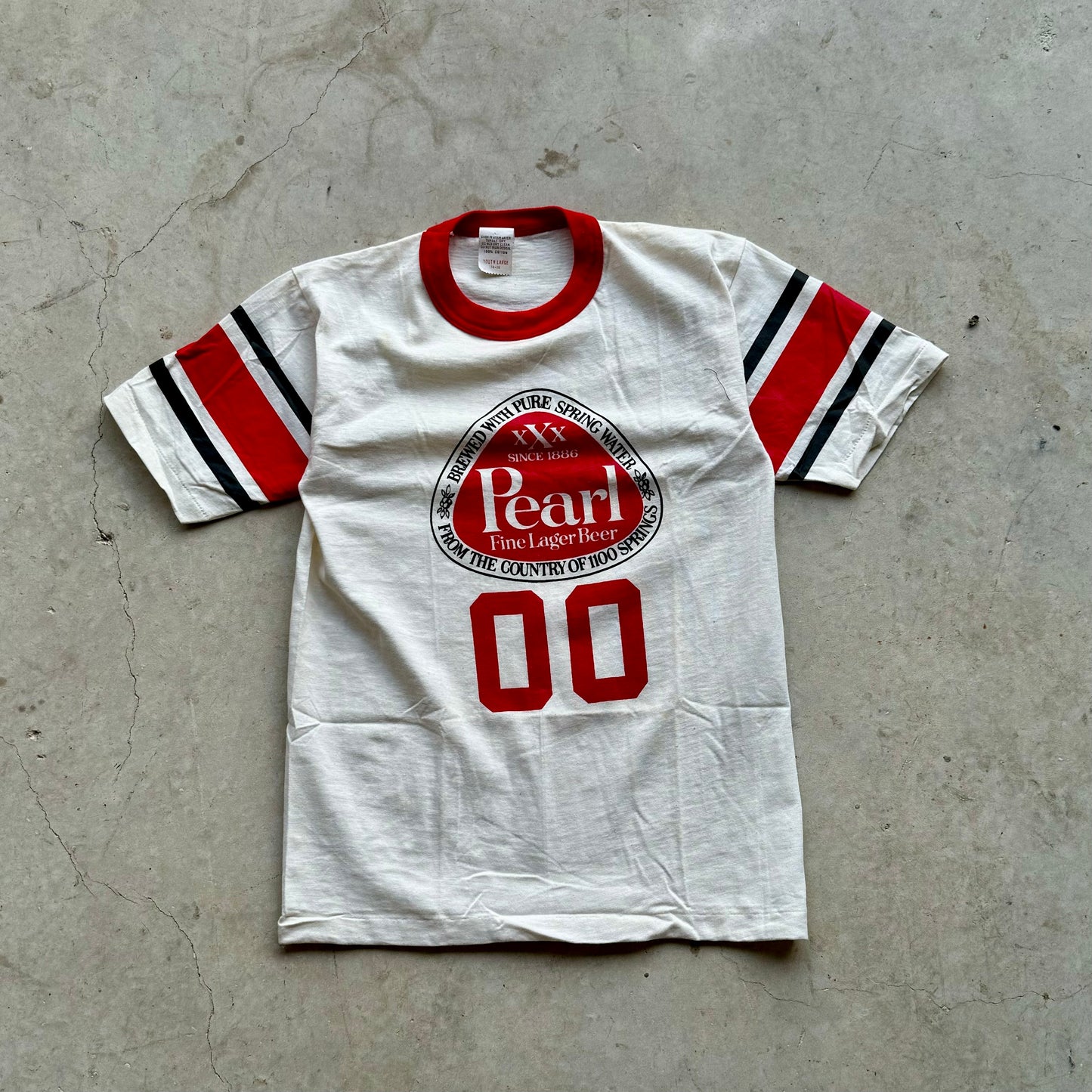 1980s Pearl Brewery Ringer Shirt